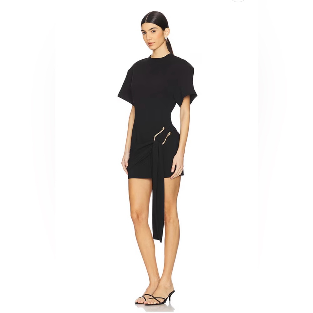 Lioness/Revolve Elegant Black Mini Dress - Picture 3 of 8